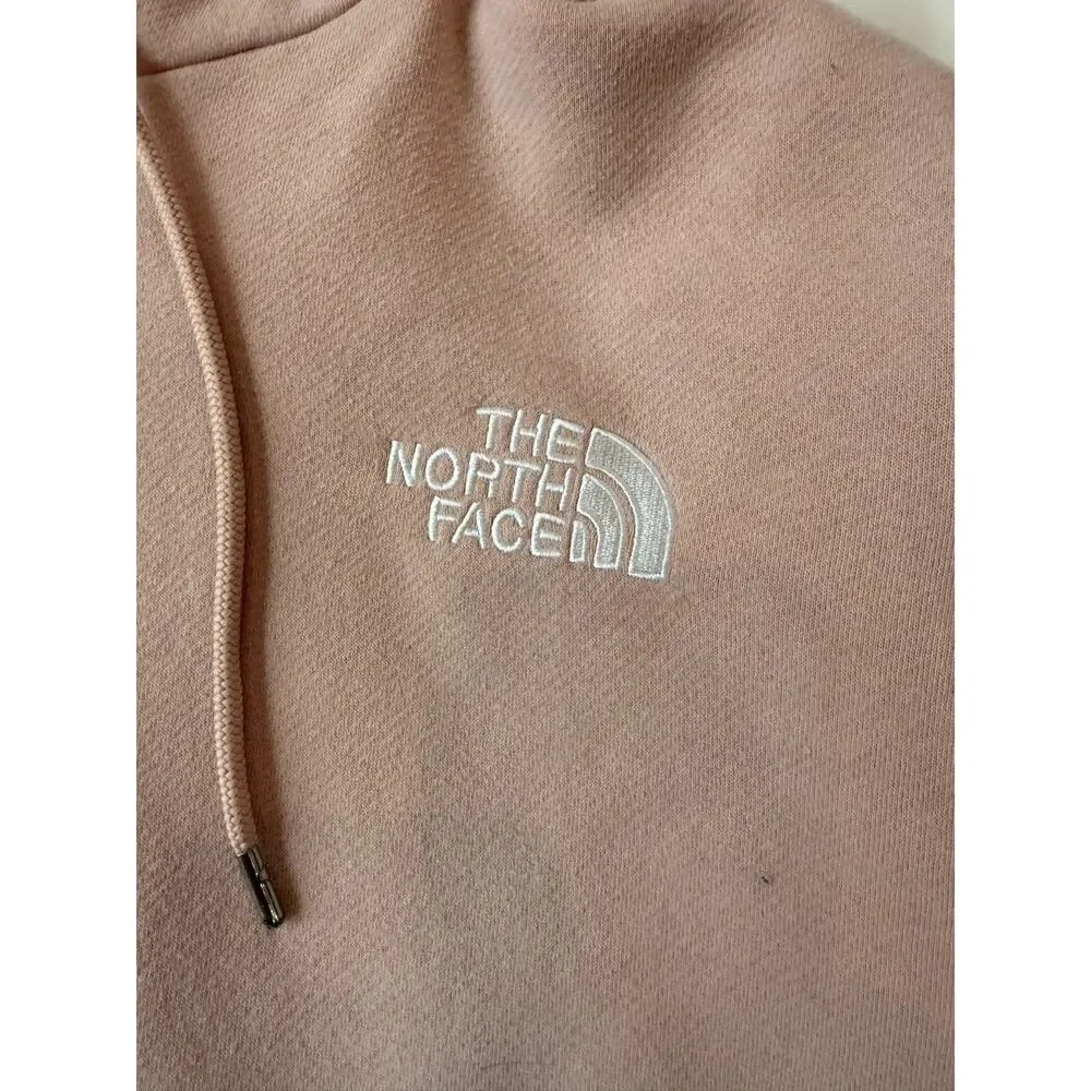 Men's The North Face Hooded Sweatshirt Pink Sz Large
